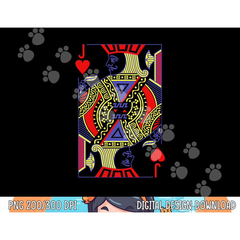 Jack Of Hearts Royal Flush Costume Halloween Playing Cards png,sublimation copy.jpg