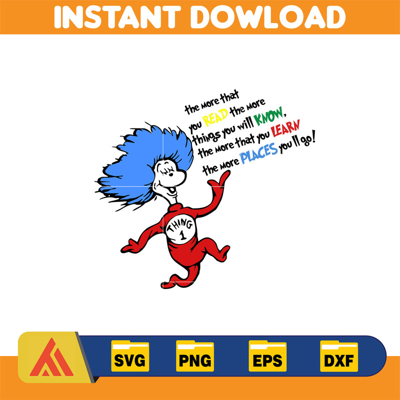 Dr Seuss Svg Layered Item, Dr. Seuss Quotes Cat In The Hat Svg Clipart, Cricut, Digital Vector Cut File, Cat And The Hat (626).jpg