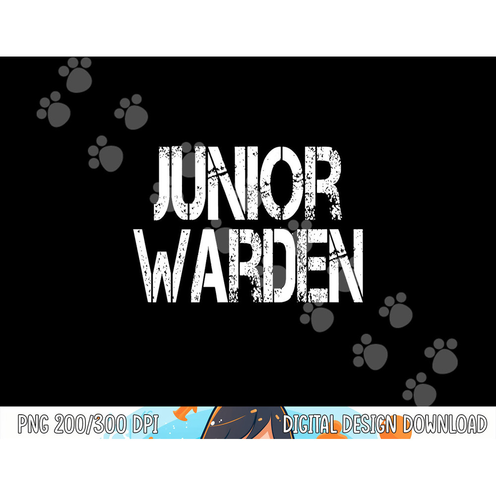 Junior Warden Halloween Costume TShirt Game Fish png,sublimation copy.jpg