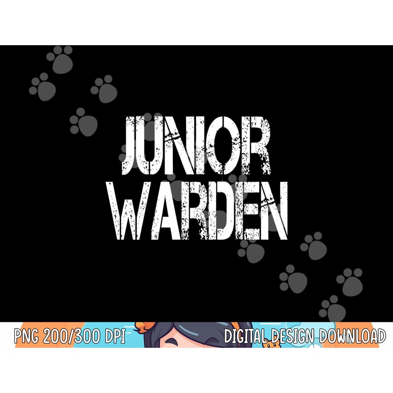Junior Warden Halloween Costume TShirt Game Fish png,sublimation copy.jpg