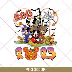 spooky mouse and friends halloween 2023 png, mickey boo halloween png, pumpkin mickey, disney spooky png, disney trip