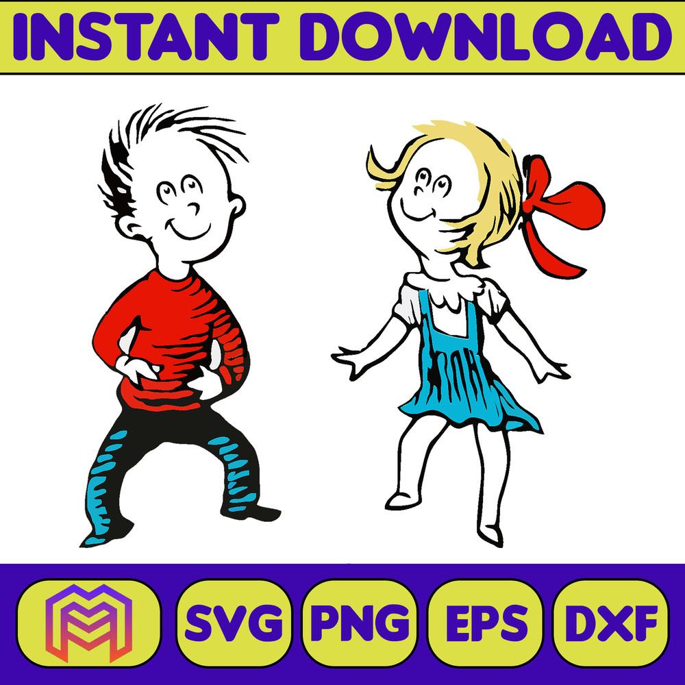 Dr Seuss Svg Layered Item, Dr. Seuss Quotes Cat In The Hat Svg Clipart, Cricut, Digital Vector Cut File, Cat And The Hat (520).jpg