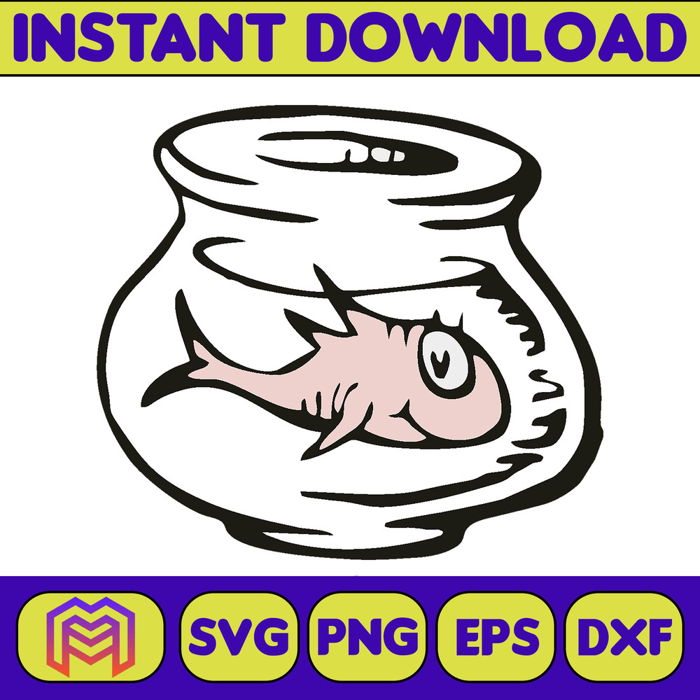 Dr Seuss Svg Layered Item, Dr. Seuss Quotes Cat In The Hat Svg Clipart, Cricut, Digital Vector Cut File, Cat And The Hat (544).jpg