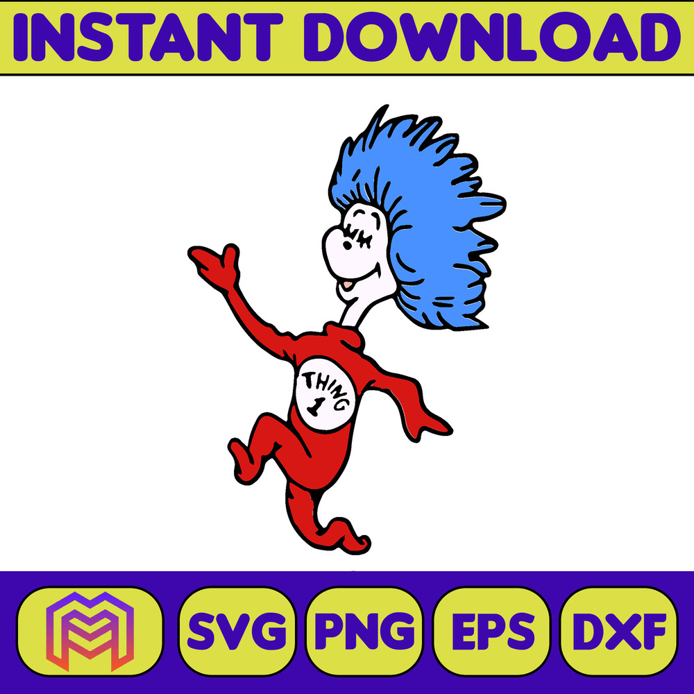 Dr Seuss Svg Layered Item, Dr. Seuss Quotes Cat In The Hat Svg Clipart, Cricut, Digital Vector Cut File, Cat And The Hat (572).jpg