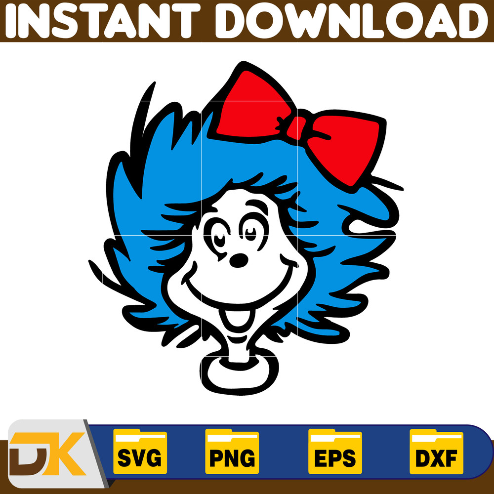 Dr Seuss Svg Layered Item, Dr. Seuss Quotes Cat In The Hat Svg Clipart, Cricut, Digital Vector Cut File, Cat And The Hat (503).jpg