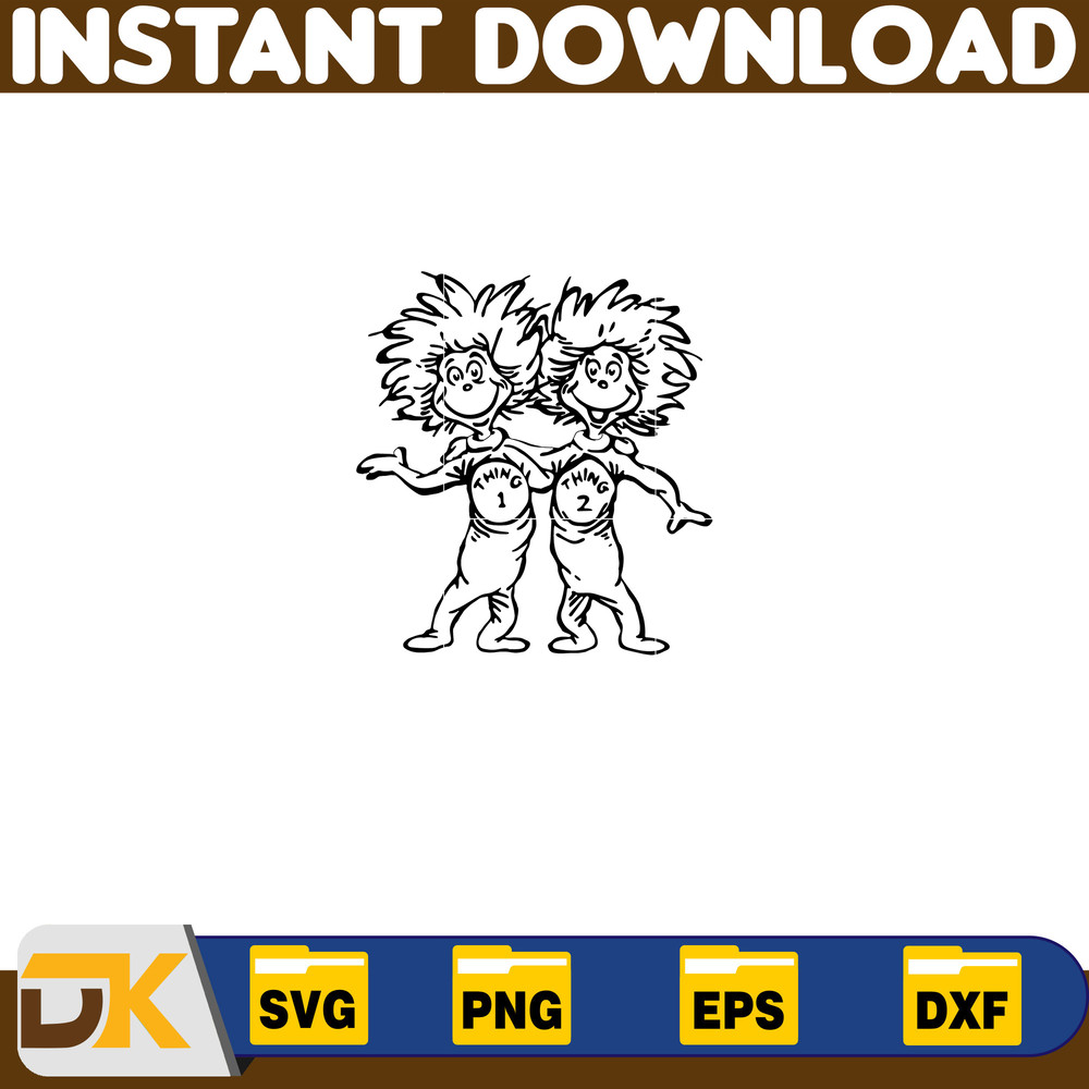 Dr Seuss Svg Layered Item, Dr. Seuss Quotes Cat In The Hat Svg Clipart, Cricut, Digital Vector Cut File, Cat And The Hat (510).jpg