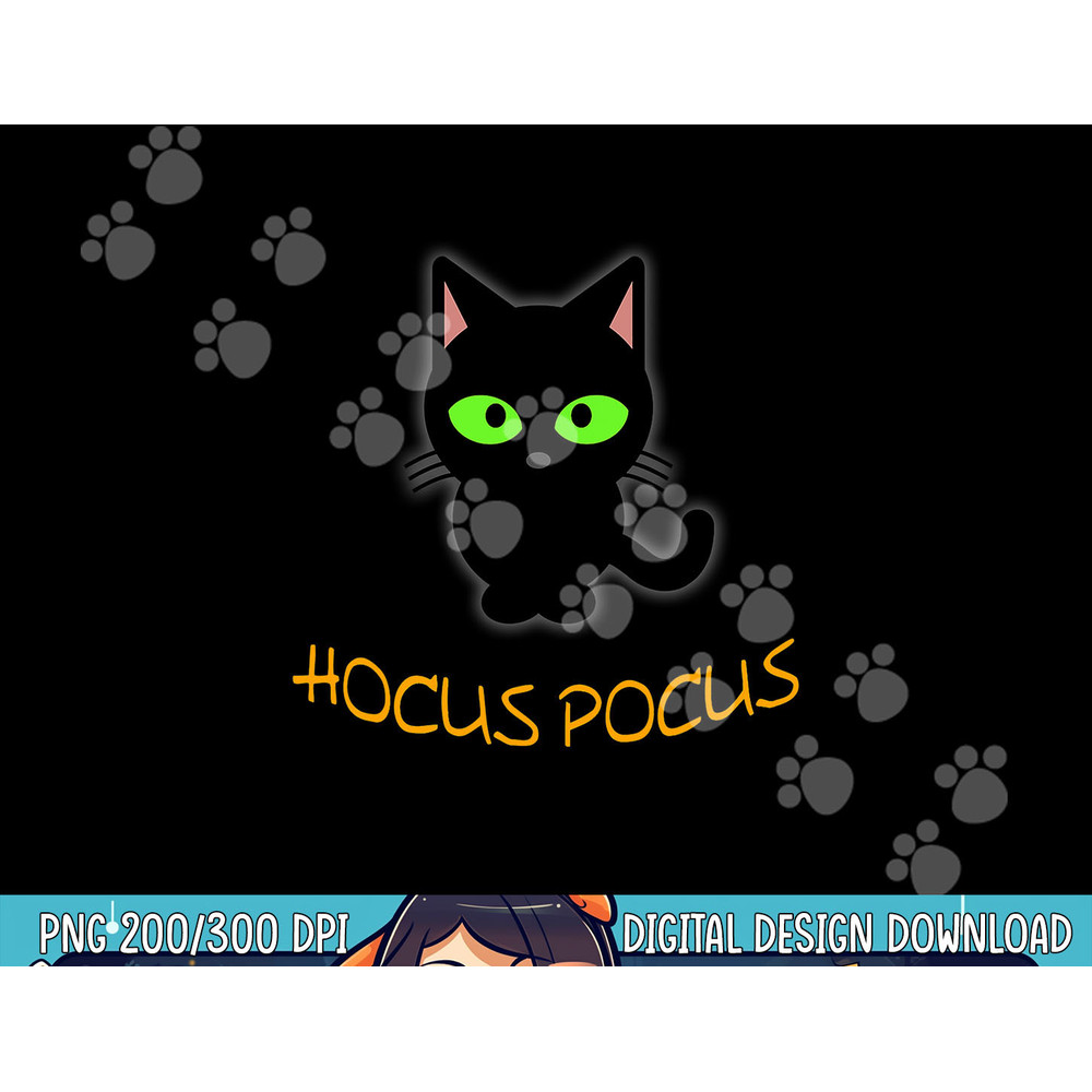 Kids Halloween Hocus Pocus png, sublimation - Boys & Girls Cat Tee copy.jpg