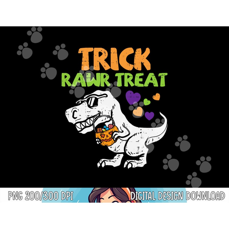 Kids Trick Rawr Treat Dinosaur Trex Toddler Boys Halloween Kids png, sublimation copy.jpg