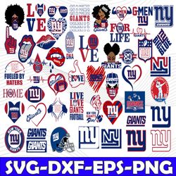 Bundle 50 Files New York Giants Football Teams Svg, New York Giants svg, NFL Teams svg, NFL Svg, Png, Dxf, Eps, Instant