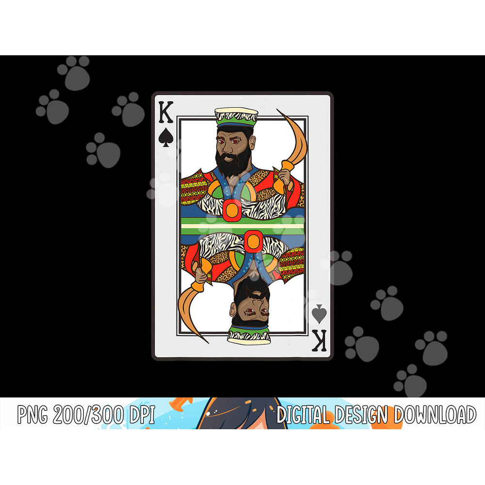 King Spades African American Card Halloween Gift png,sublimation copy.jpg