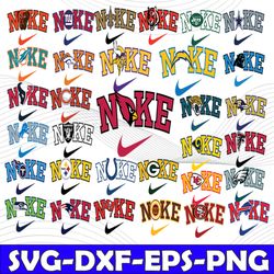 32 Files Nike With NFL Teams Bundle Svg, NFL Team Svg, Football Svg, Png, Jpg, Eps