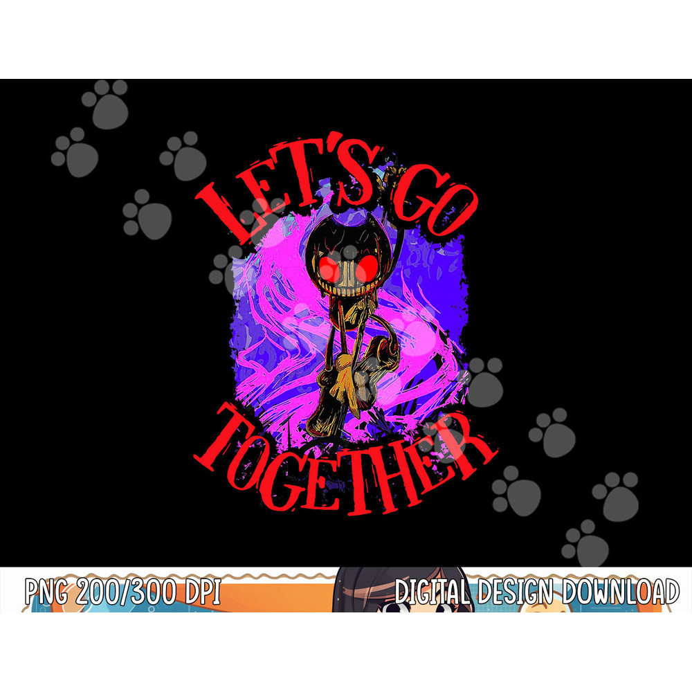 Let's go together B.E.N.D.Y Horror Halloween png,sublimation copy.jpg
