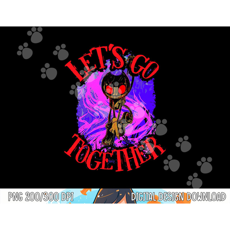 Let's go together B.E.N.D.Y Horror Halloween png,sublimation copy.jpg