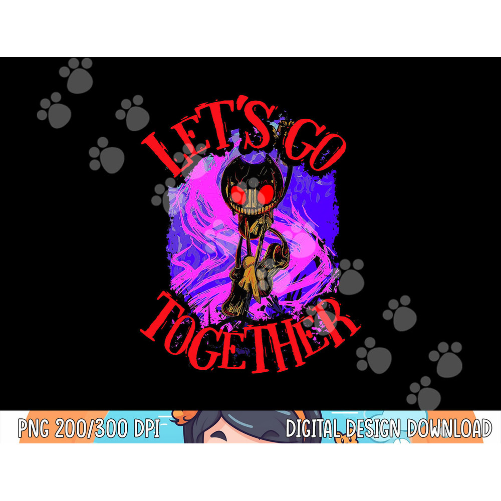 Let's go together B.E.N.D.Y Horror Halloween png,sublimation copy.jpg