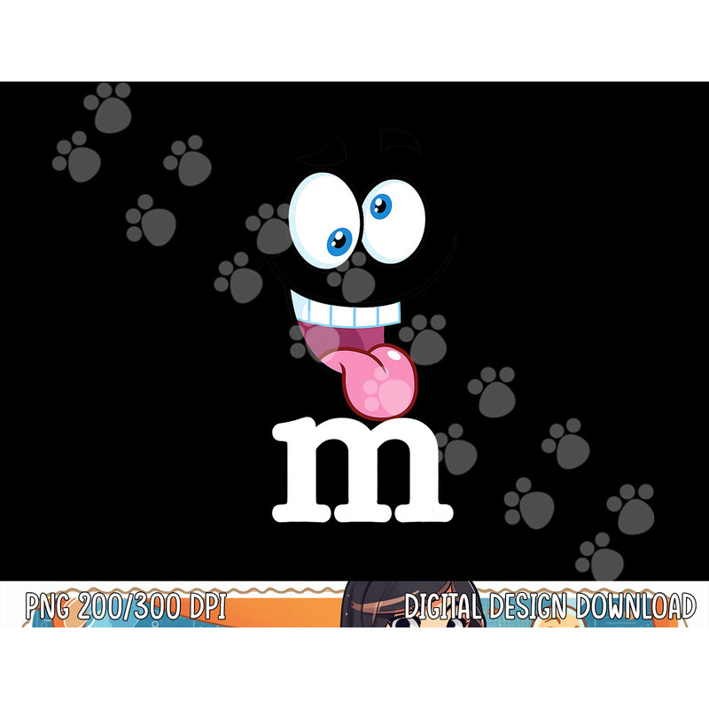 Letter M Funny Matching Carnival Halloween Costume png,sublimation copy.jpg