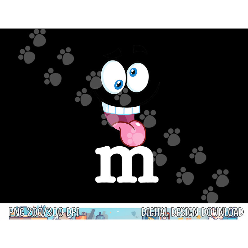 Letter M Funny Matching Carnival Halloween Costume png,sublimation copy.jpg