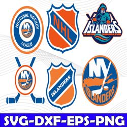 Bundle 6 Files New York Islanders Hockey Team Svg, New-York, New York Islanders Svg, NHL Svg, NHL Svg, Png, Dxf, Eps, In