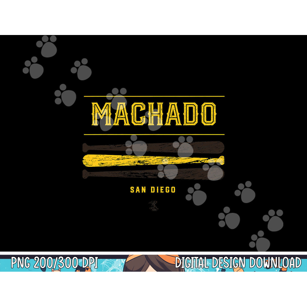 Manny Machado Vintage Baseball Bat Gameday png, sublimation copy.jpg
