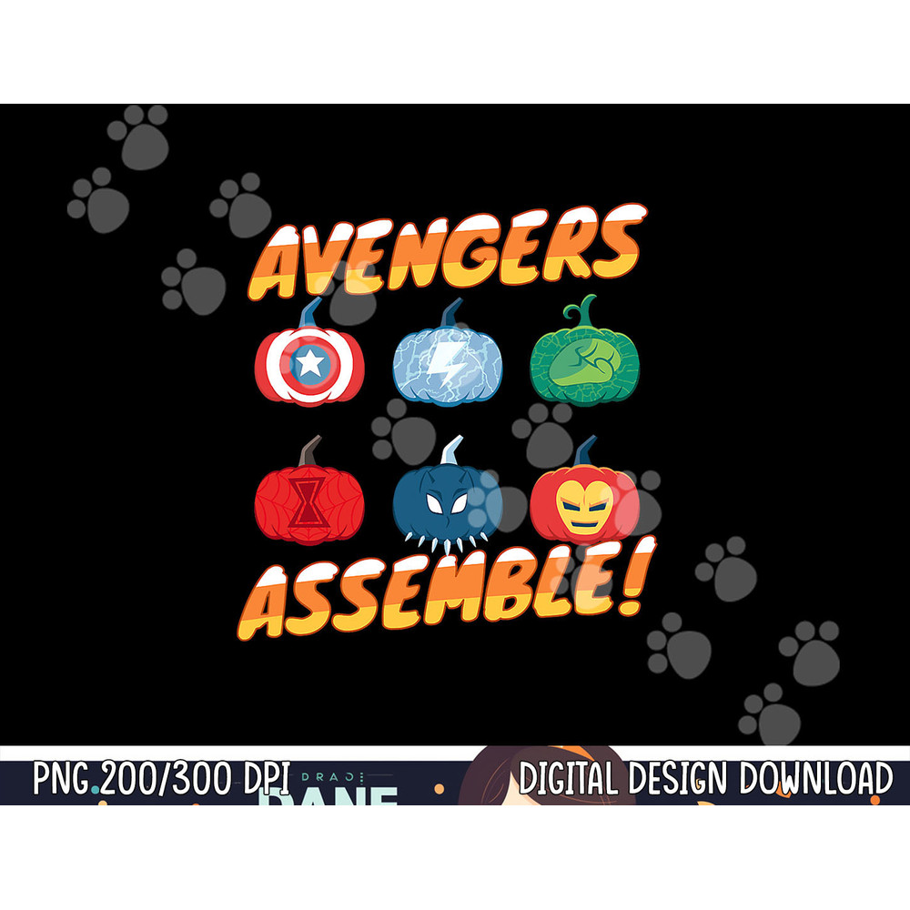 Marvel Avengers Assemble Pumpkin Heroes Halloween png, sublimation copy.jpg