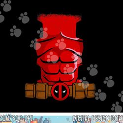 marvel deadpool wade wilson halloween costume png, sublimation copy