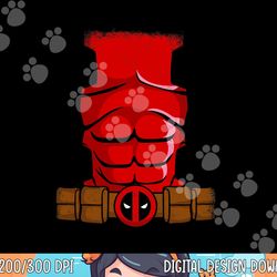 marvel deadpool wade wilson halloween costume png, sublimation copy