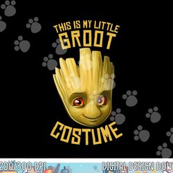 marvel gotg this is my little groot costume halloween png, sublimation copy