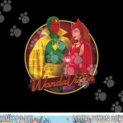 marvel wandavision wanda & vision halloween costumes png, sublimation copy