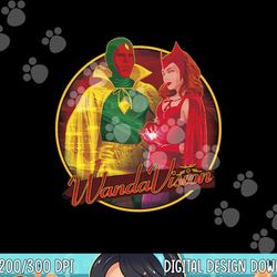 marvel wandavision wanda & vision halloween costumes png, sublimation copy