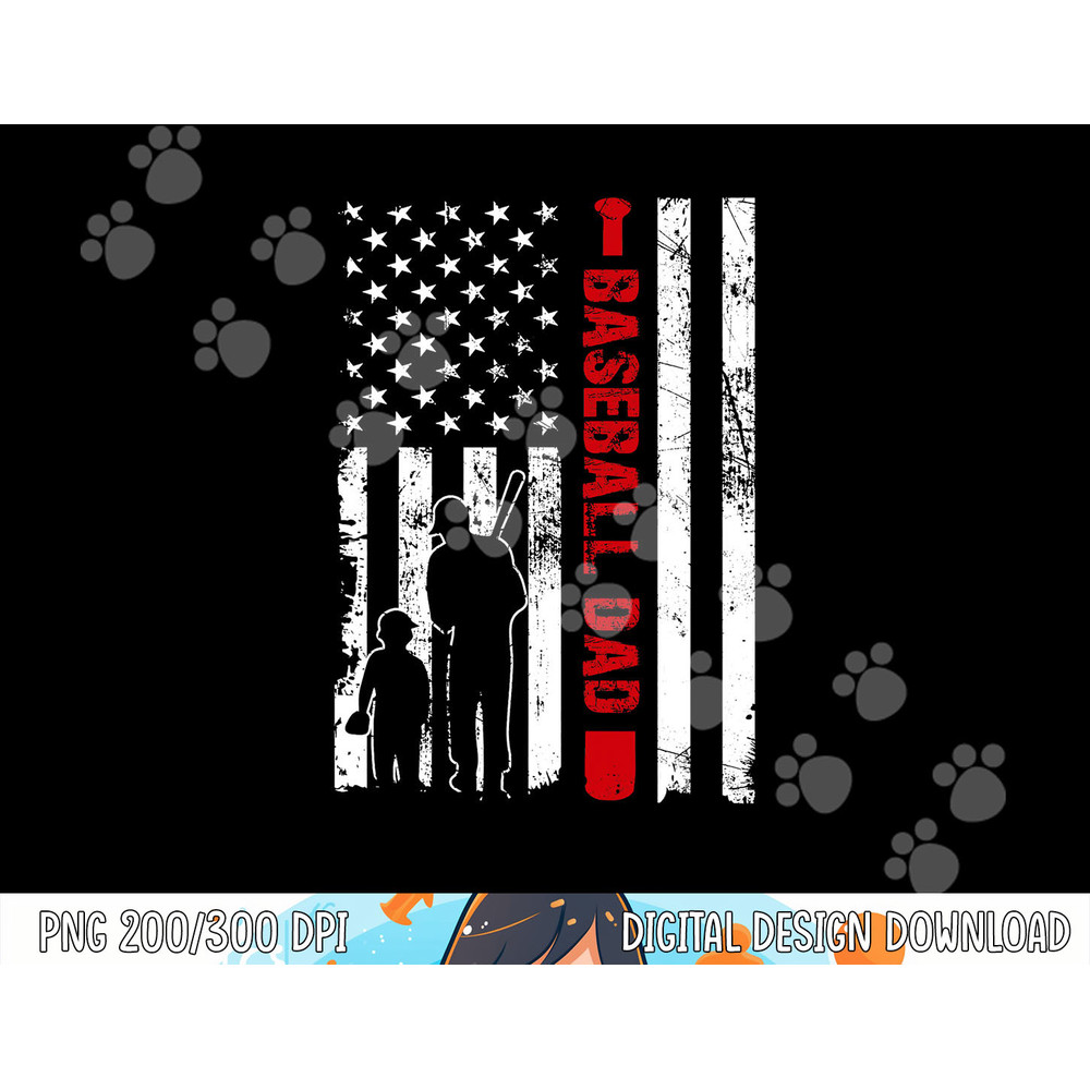 Mens Proud Baseball Dad American Flag Sports png, sublimation png, sublimation copy.jpg