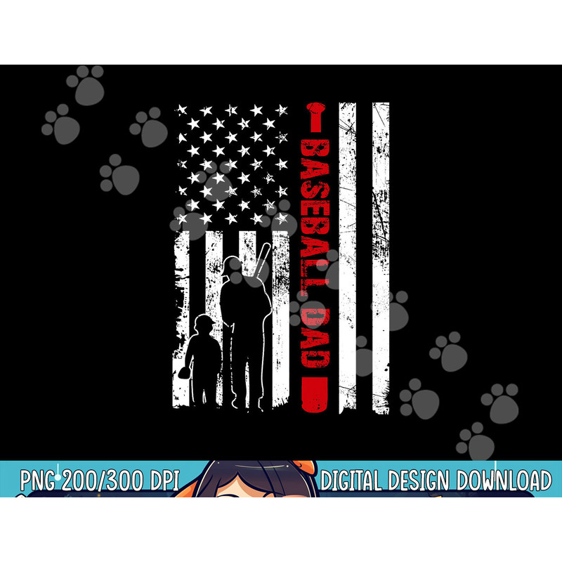 Mens Proud Baseball Dad American Flag Sports png, sublimation png, sublimation copy.jpg