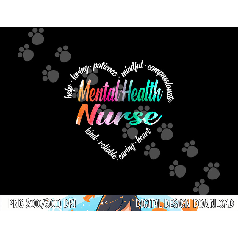 Mental Health Nurse Heart Word Cloud Watercolor Rainbow png, sublimation copy.jpg