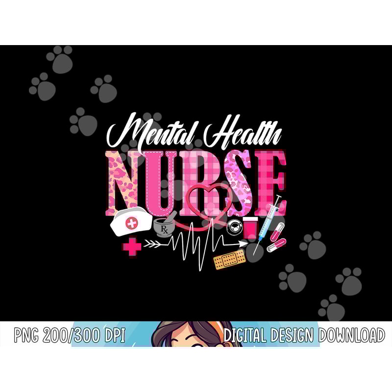 Mental Health Nurse Nursing Stethoscope for Nurses png, sublimation copy.jpg