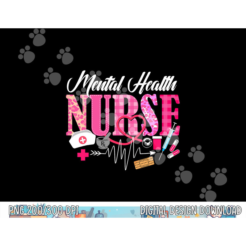Mental Health Nurse Nursing Stethoscope for Nurses  png, sublimation copy.jpg