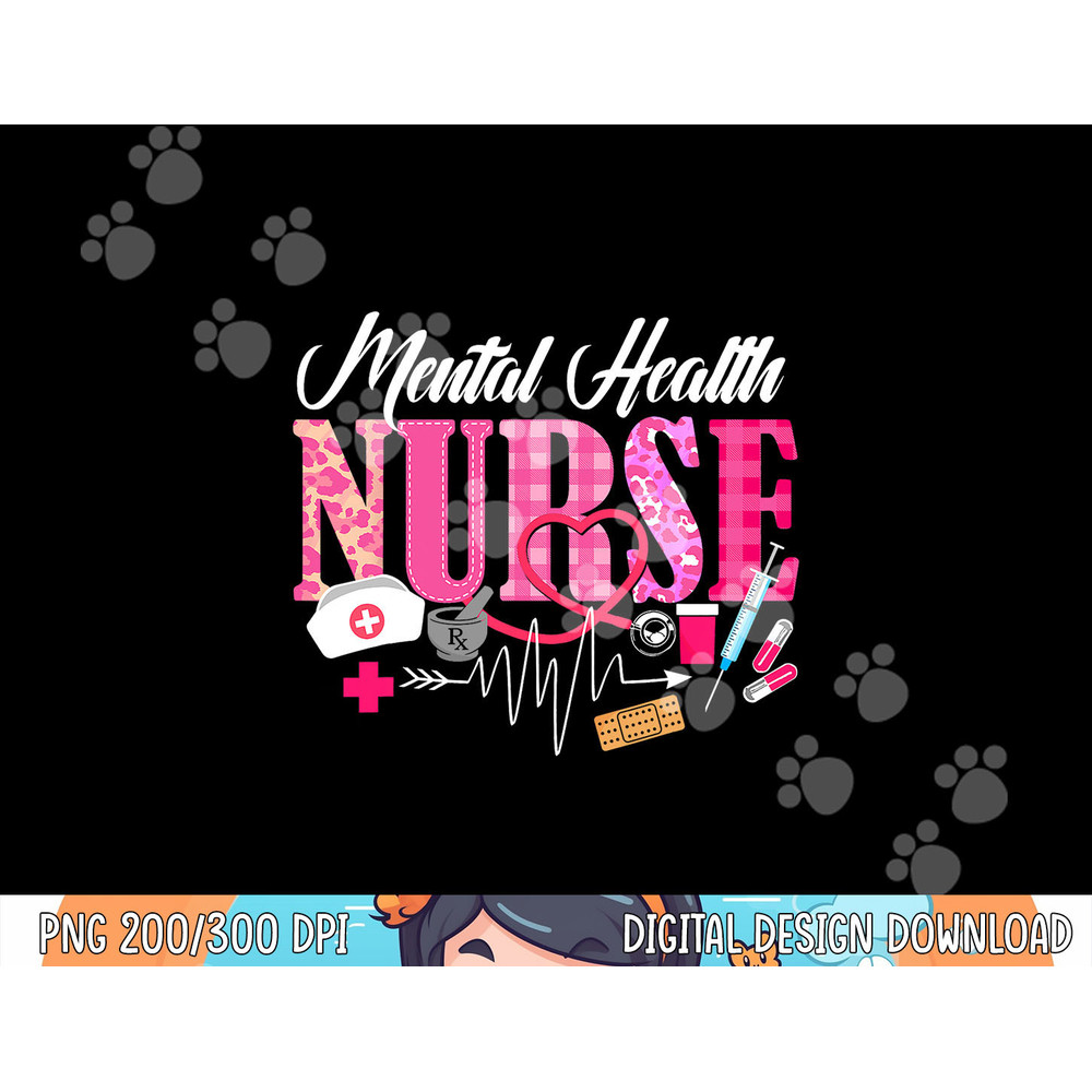 Mental Health Nurse Nursing Stethoscope for Nurses  png, sublimation copy.jpg