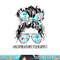 Messy Hair Woman Bun Respiratory Therapist Nurse Life  png, sublimation copy.jpg