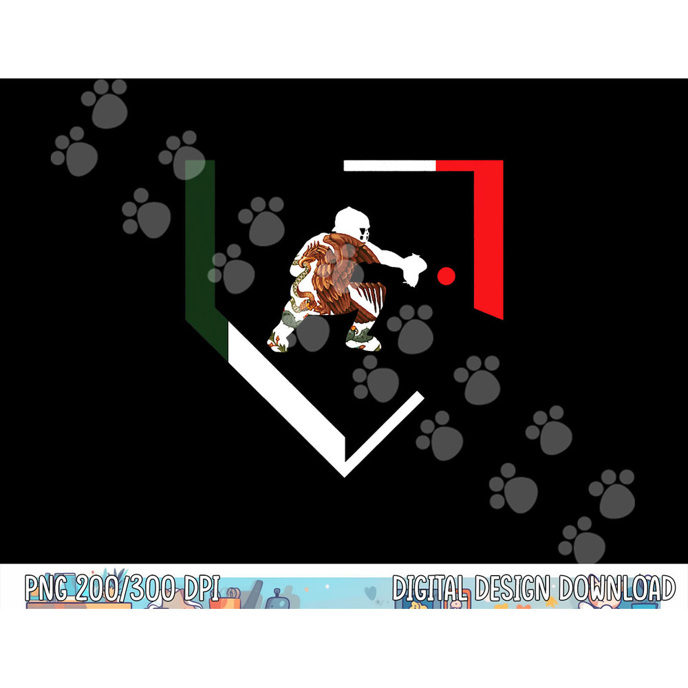 Mexico Baseball Hind Catcher Mexican Flag Little Leaguer Mex png, sublimation copy.jpg