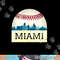 Miami Baseball Dress Cool Marlin Skyline on Giant Ball png, sublimation copy.jpg