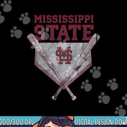 mississippi state university bulldogs baseball plate png, sublimation copy