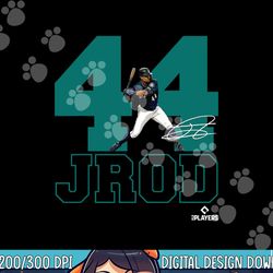 mlbpa - major league baseball julio rodriguez mlbjlr301 png, sublimation copy