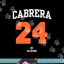 mlbpa - major league baseball miguel cabrera mlbmcb2003 png, sublimation copy