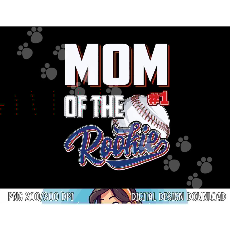 Mom of Rookie 1 Years old Team 1st Birthday Baseball png, sublimation copy.jpg