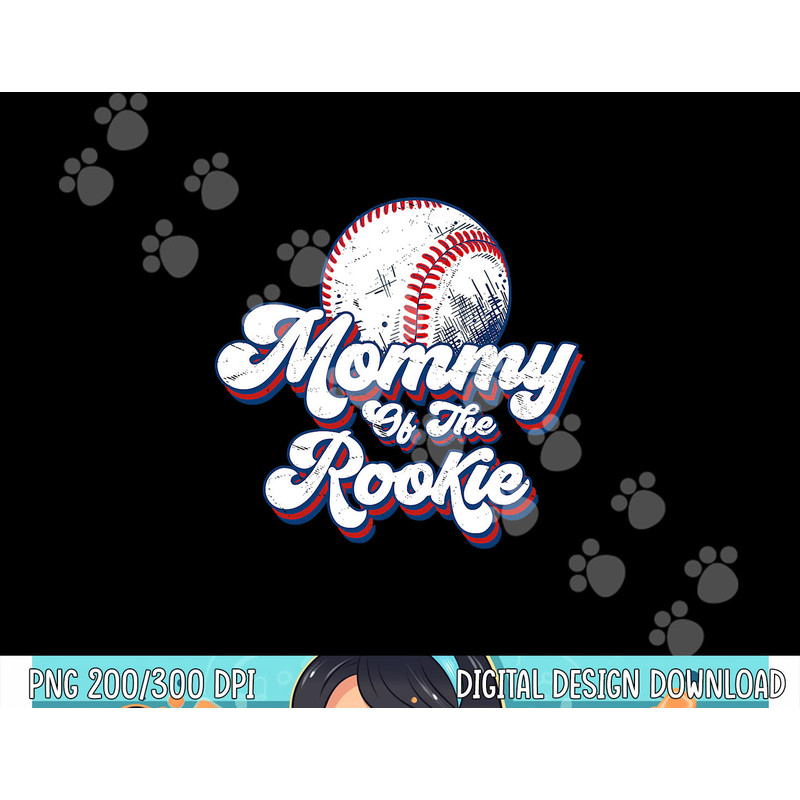 Mommy of Rookie 1st Birthday Baseball Theme Matching Party png, sublimation copy.jpg
