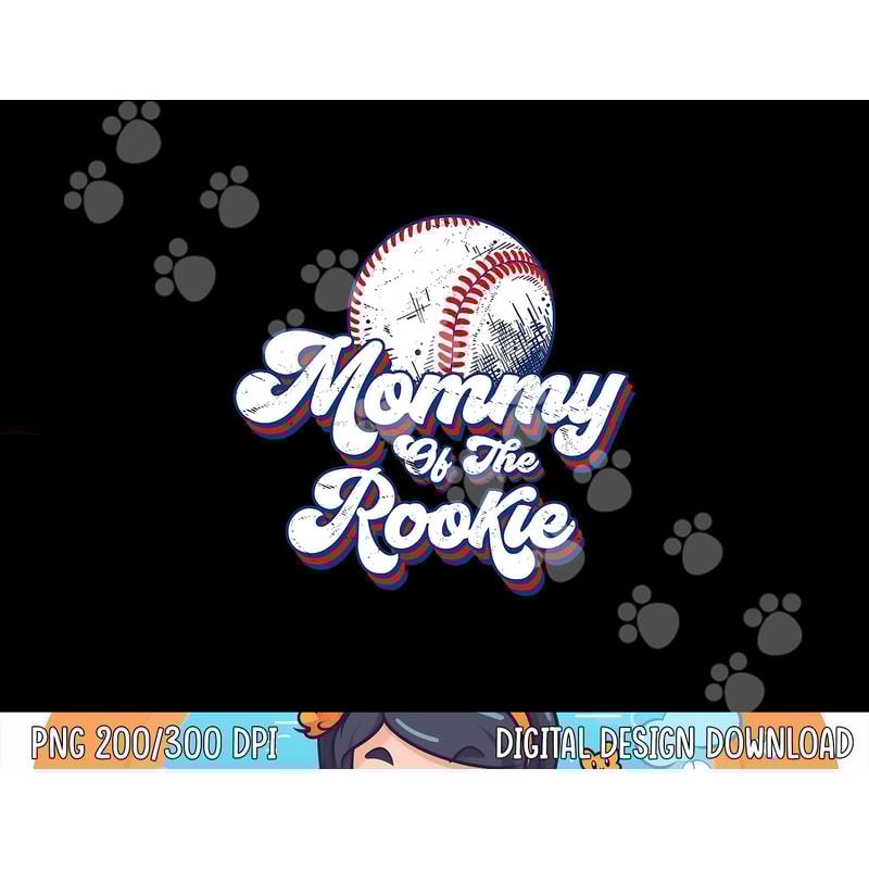 Mommy of Rookie 1st Birthday Baseball Theme Matching Party png, sublimation copy.jpg