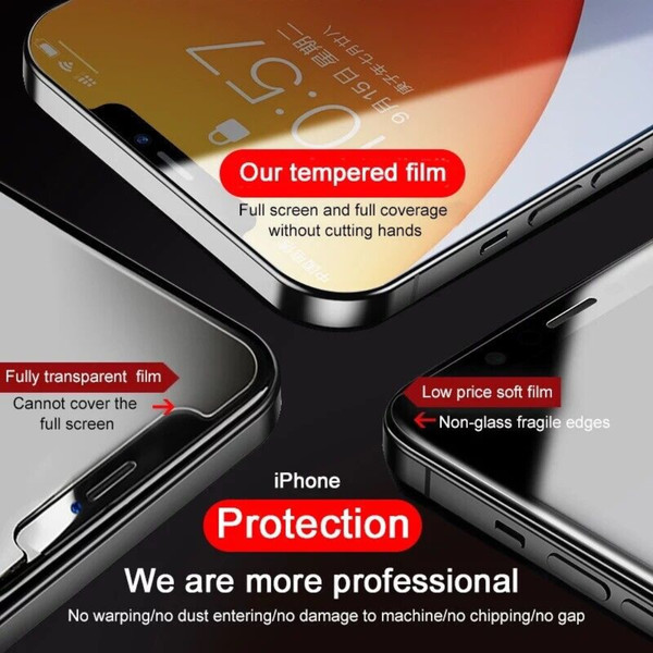 3-PACK For iPhone 14 13 12 11 Pro Max XR XS Max Tempered GLASS Screen Protector (5).png