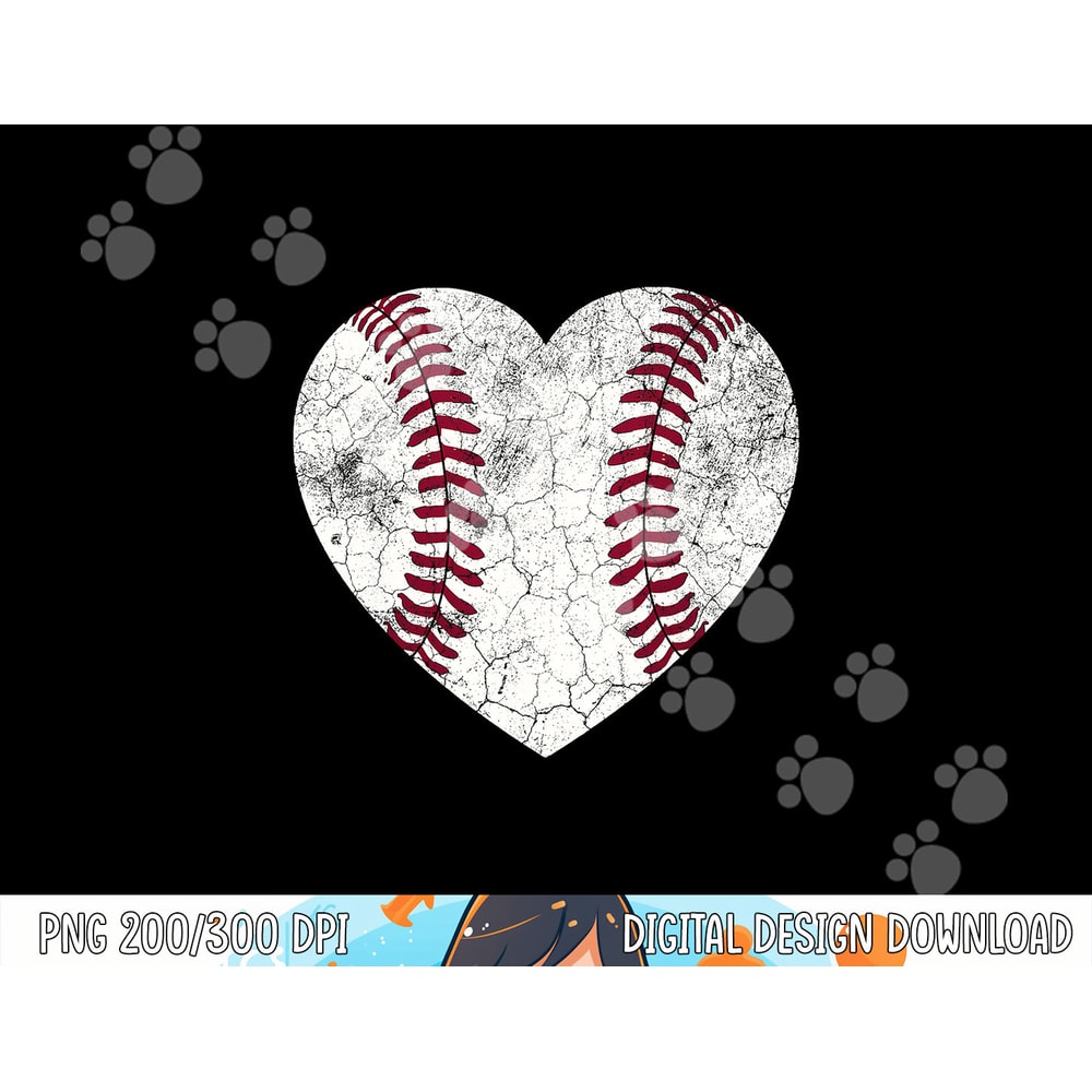 Mother s Day Gift Distressed Heart Baseball Heart Mom Mama png, sublimation copy.jpg
