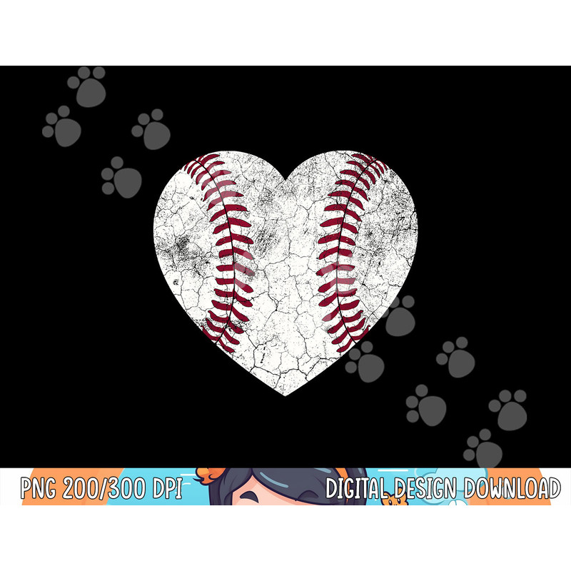 Mother s Day Gift Distressed Heart Baseball Heart Mom Mama png, sublimation copy.jpg