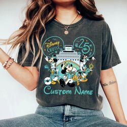 cruise line 25th silver anniversary at sea shirt, family cruise t-shirt, disney vacations 2023, walt disney world, disne