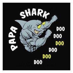 papa shark doo doo doo doo svg, fathers day svg, papa shark svg, baby shark svg, dad svg, papa svg, dad shark svg, baby