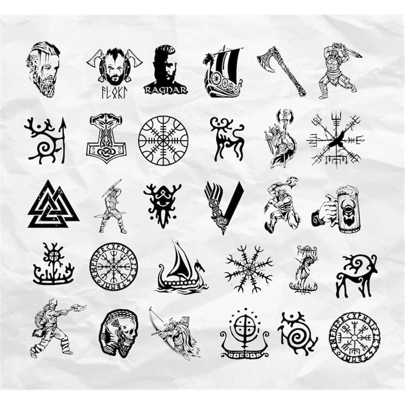 St Rune Svg Viking svg, Rune Svg cut file, Vegvisir svg, Viking Symbol s | Inspire ...