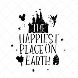 the happiest place on earth svg, vector file,  svg, quote svg, summer svg, cricut, cut files, print